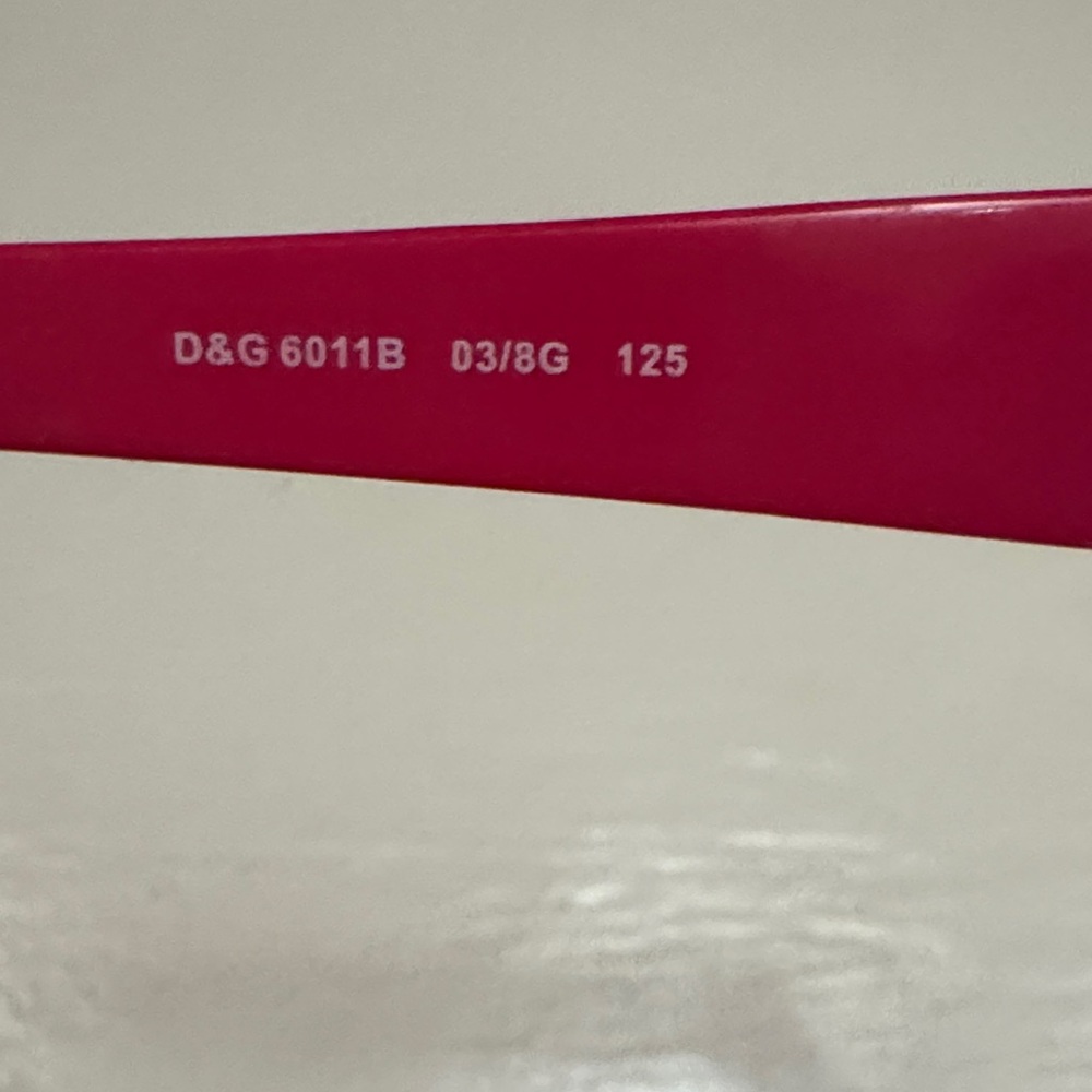 Dolce & Gabbana Women's Hot Pink Sunglasses, Early 2000s - Picture 11 of 15